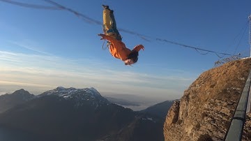 Slackline-Tutorial - Easy Highline Tricks for Beginners #2 - The Deadman Dive