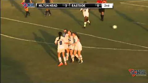 Natalie Royaards puts Eastside on the board in the...