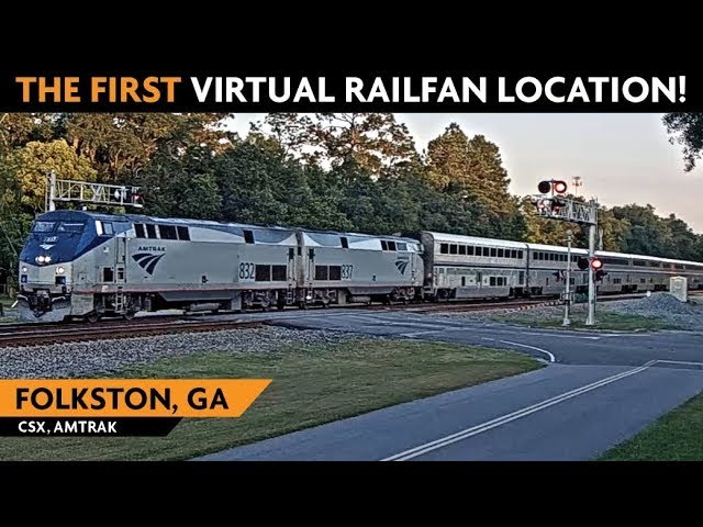 Folkston, Georgia, USA | Virtual Railfan  LIVE !