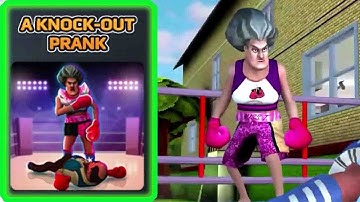 Scary Teacher 3D | miss T Knock Out Prank Walkthrough (iOS Android)