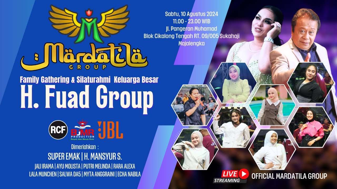 KONSER MARDATILA GROUP (MALAM) | FAMILY GATHERING H. FUAD GROUP | SUKAHAJI - MAJALENGKA