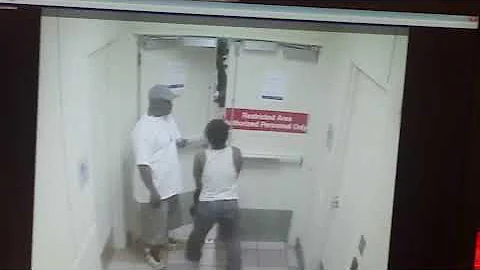 Surveillance video shows men carrying shooting vic...