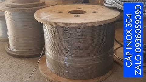 Dây cáp inox làm bẫy thú. Cáp inox 304 thả cá. Cáp inox làm chài điện. Cáp inox bẫy heo rừng. 