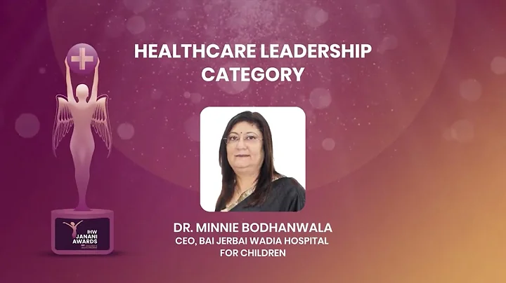 Dr  Minnie Bodhanwala conferred with Janani Award 2021