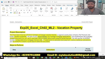 Exp25_Excel_Ch02_ML2 - Vacation Property