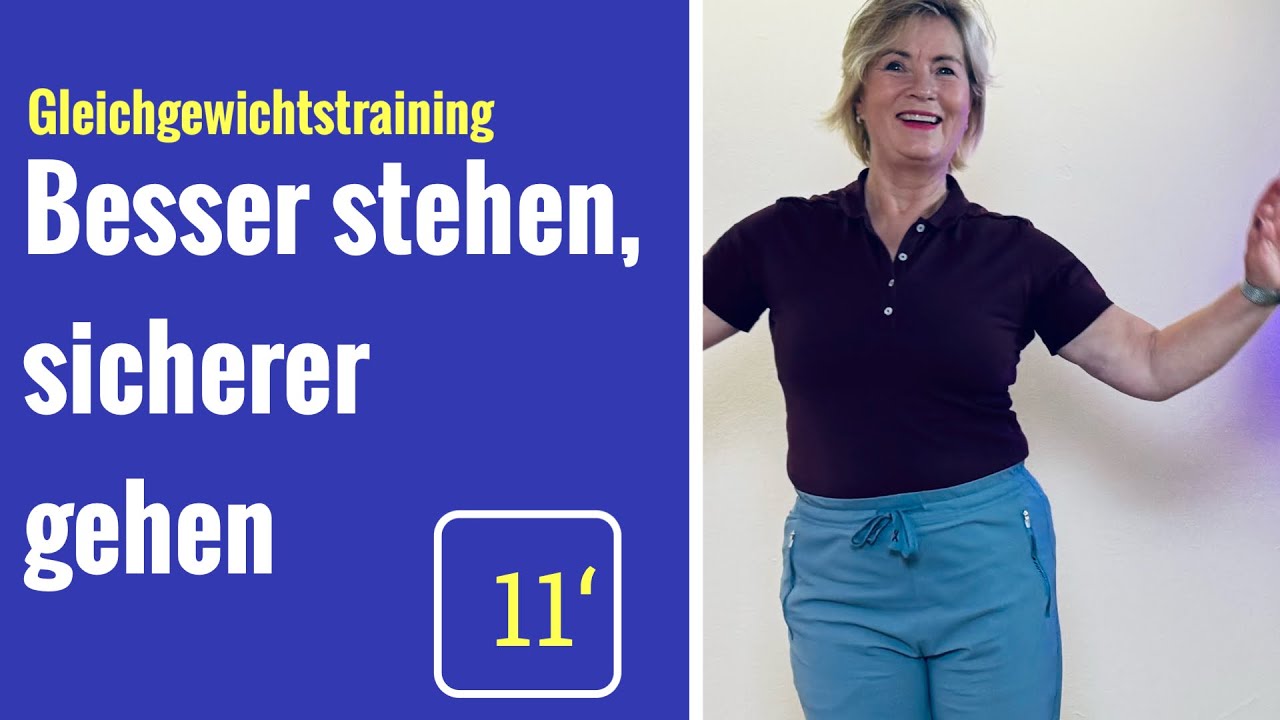 Besser stehen, sicherer gehen – die Top-Übungen für dein Gleichgewicht!