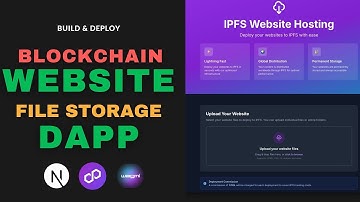 Build & Deploy a Blockchain Website + File Hosting DApp | Hosting DApp using Next.js & Pinata IPFS