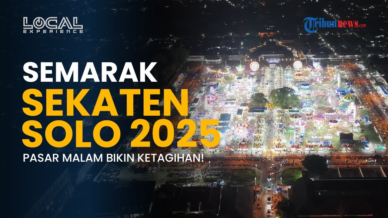 Semarak Sekaten 2025 Keraton Kasunanan Kota Solo, Ramai Pasar Malam Bikin Kamu Ketagihan!