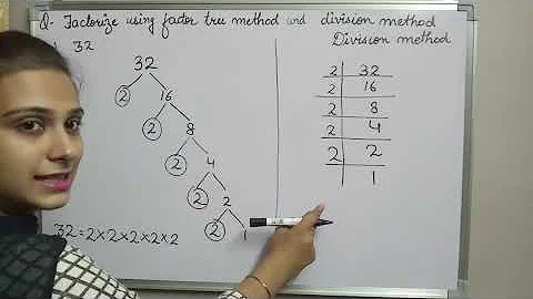 Factor tree method   CLASS 5