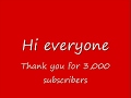 3000 subscribers