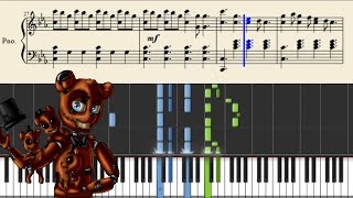 DAGames - Break My Mind (FIVE NIGHTS AT FREDDY'S 4 SONG) - Piano Tutorial + Sheets & MIDI chords
