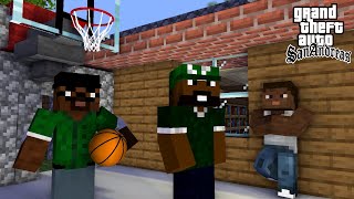 GTA San Andreas Story in Minecraft Mod Mission #3 - Minecraft Animation