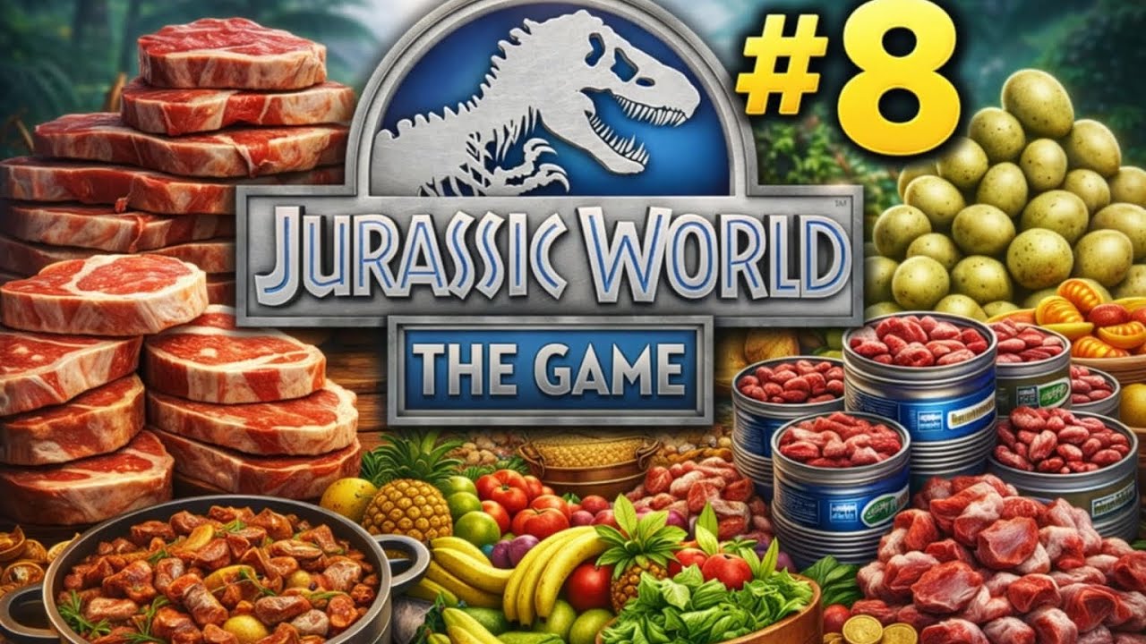 I got a lot of food in Jurassic world the game 