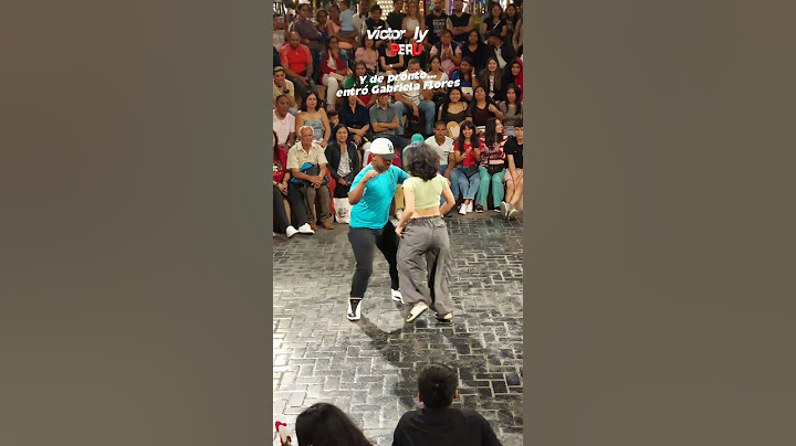 Gabriela Flores, famosa Tiktoker e Influencer peruana entró a bailar Tambor en el Parque Kennedy