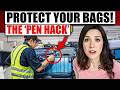 55 PROVEN Ways to Prevent Theft from Checked Luggage (BEWARE of Pen Hack!)