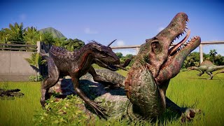 INDORAPTOR , INDOMINUS and SCORPIO | HUNTING | Jurassic World Evolution 2
