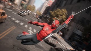 Marvel's Spider-Man 2 Raimi Suit Daytime Swinging: Swing Assist 1