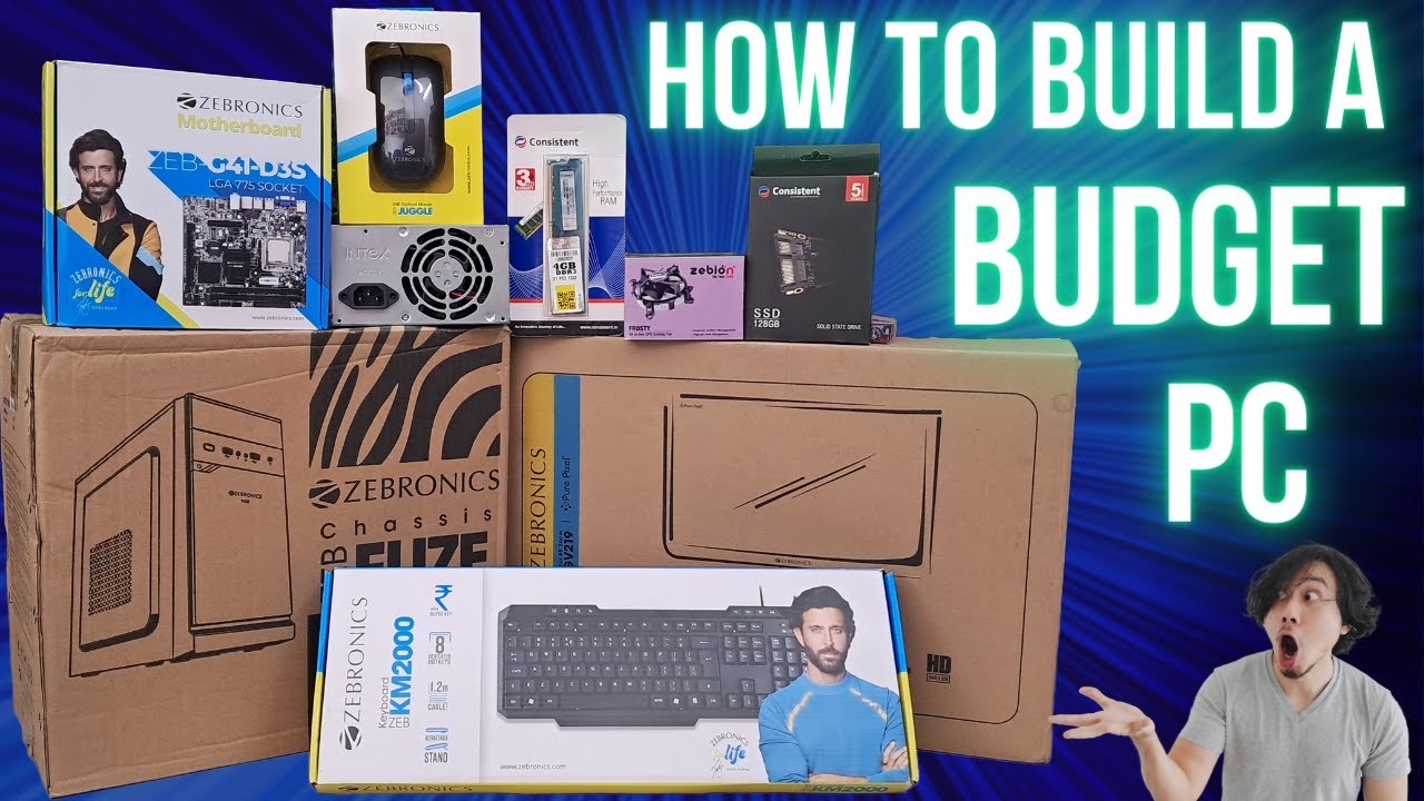 How To Build Complete Budget PC Under 10k PC Build Under 10k YouTube