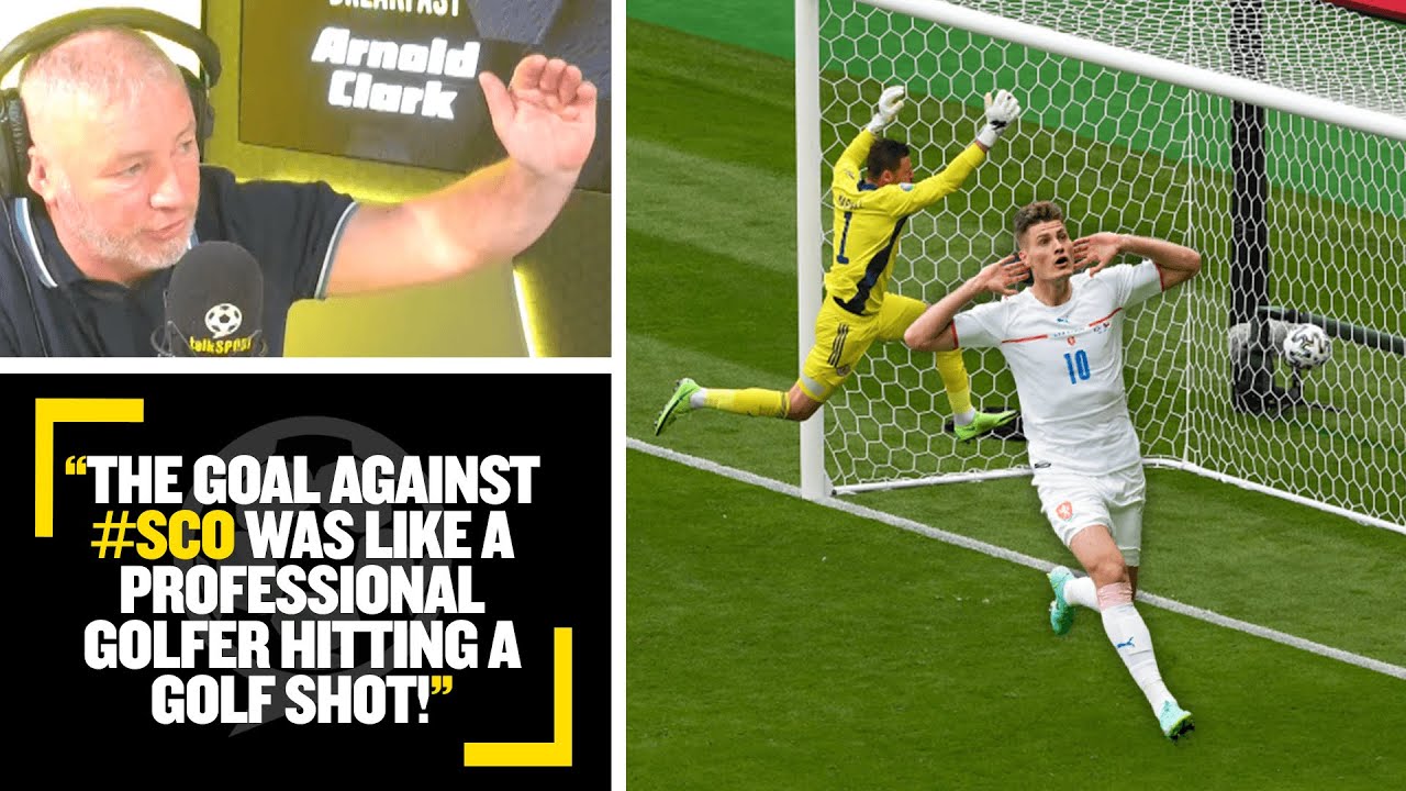 "LIKE A PRO GOLFER HITTING A GOLF SHOT!" Ally McCoist praises Patrik Schick's goal against Scotland!