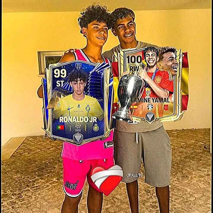 Ronaldo Jr and Lamine Yamal🔥 #eafcmobile #fifamobile #fifa #fcmobile #eafc24 #shorts