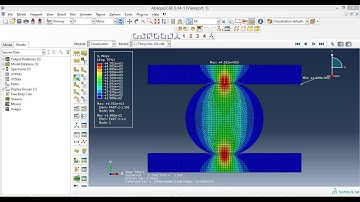Abaqus Tutorial Videos - Non-Linear Contact Analysis of 3D Solid Part in Abaqus 6.14  Part2