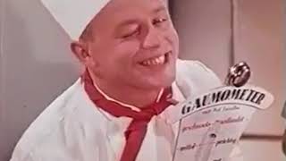 Maggi Fondor - Gaumometer mit Fridolin (alte TV Werbung von 1956)