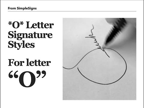 Draw a Stylish Signature starting with letter \