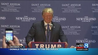 Donald Trump coming to the DeltaPlex