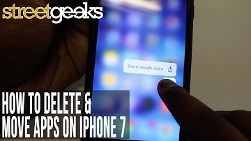 How To Delete/Move Apps on iPhone 7