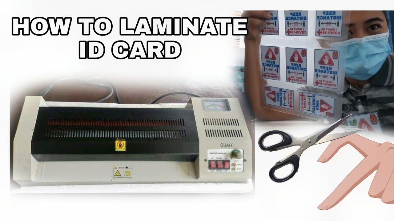 HOW TO LAMINATE ID CARDJEN TV YouTube