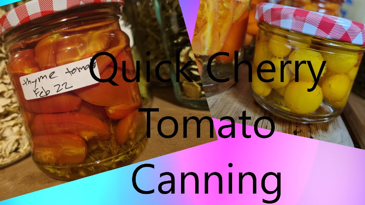 Canning small tomatoes
