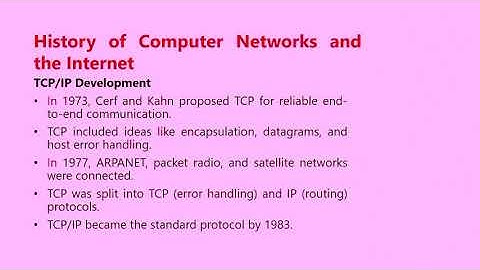 History of Computer Networks and the Internet | S3CY |Basic Concepts in Computer Networks - Module 1