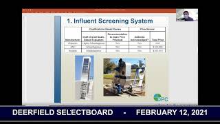 Deerfield Selectboard -February 12, 2021