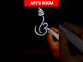 Lord Ganesha Drawing | Ganesh Chaturthi Drawing #shorts #artsroom