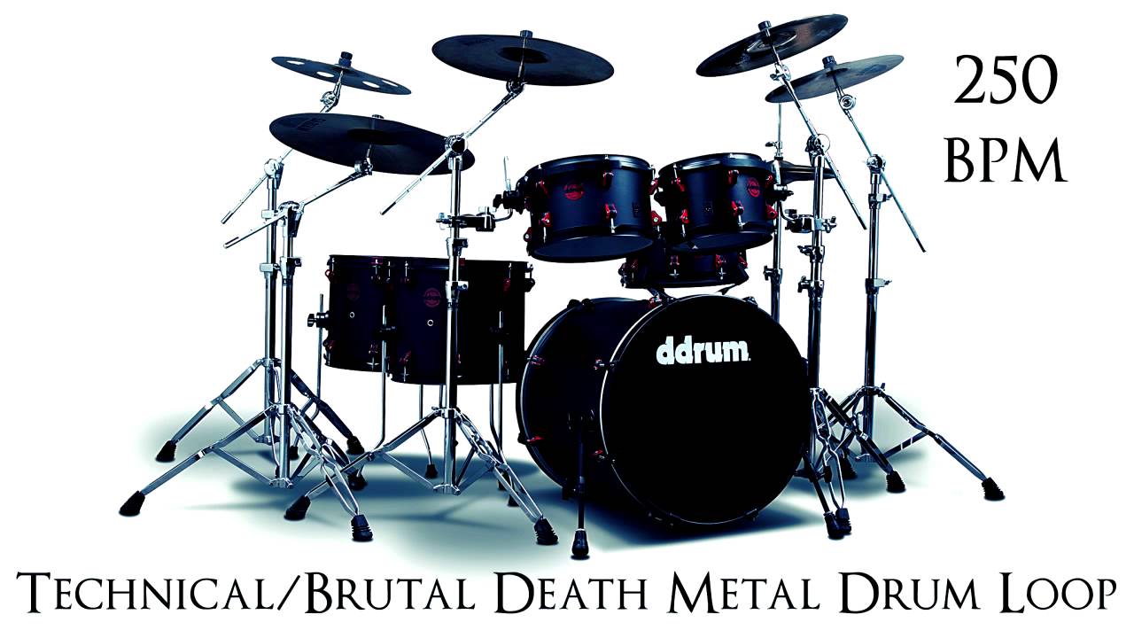Technical/Brutal Death Metal Drum Loop 250 bpm YouTube