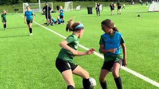 LSC 2015 girls green vs LSC 2014 girls green practice