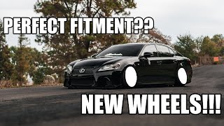 Lexus Gs350 Gets 1 of 1 Wheels!!!