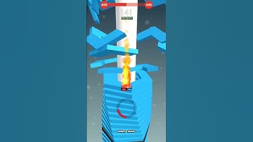 How to Play  Mobail Game on phone📲|| Stack ball 😱Level 445 || #shorts #youtubeshorts #gamingvideos