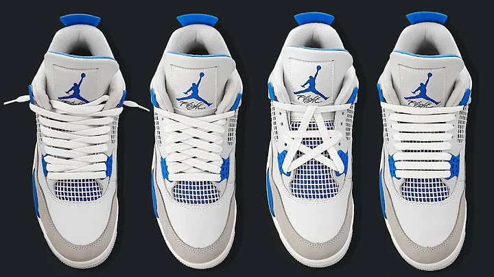 4 WAYS HOW TO LACE NIKE AIR JORDAN 4 | JORDAN 4's Lacing