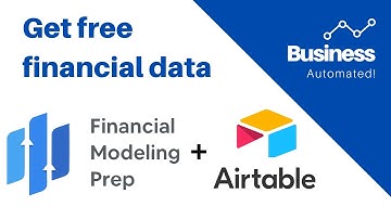 Get free stock quote data in Airtable with Financial Modeling Prep and Make.com
