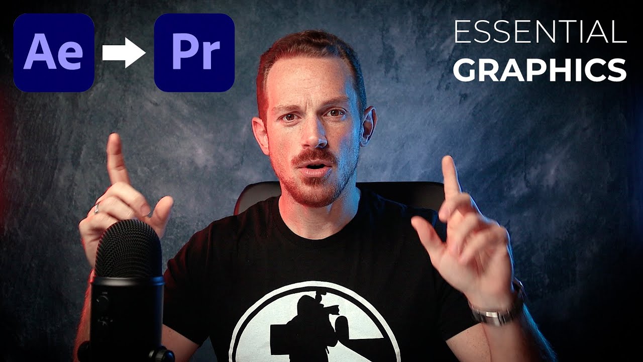 Importare animazione da After Effects a Premiere Pro con Essential Graphics | Titoli motion graphics