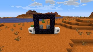 Minecraft On and Off Nether Portal Tutorial!