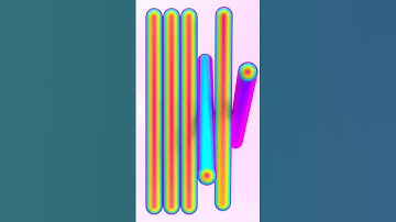 Rainbow Shader 3D Digital 360 Motion Abstract Lines Shapes Blender Animation