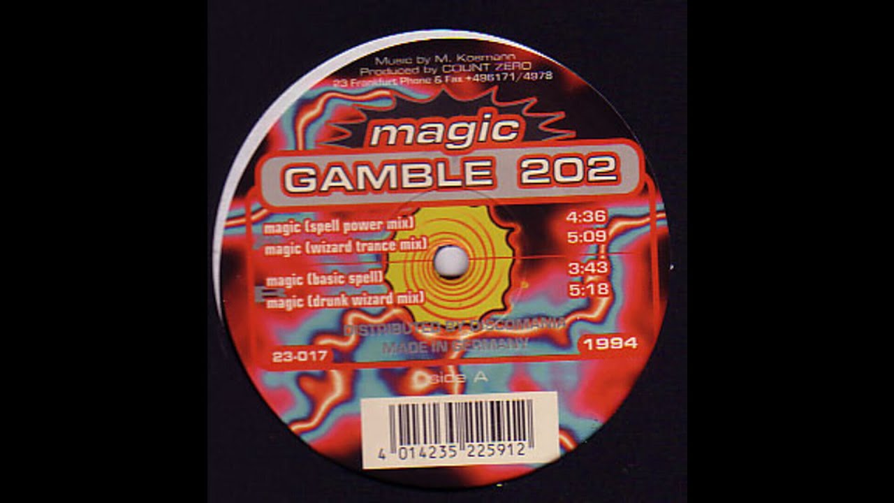 Gamble 202 - Magic (Drunk Wizard Mix) (Acid Trance 1994)