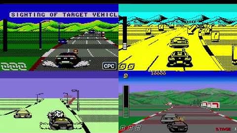 Chase HQ on Commodore Amiga, Atari ST, Commodore 64, Spectrum and Amstrad CPC