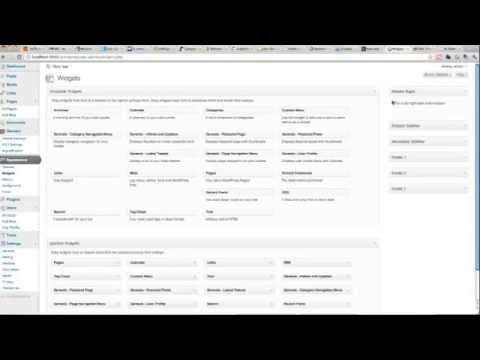 Creating a Custom Website - Tut 3 - Creating Text Header Widgets