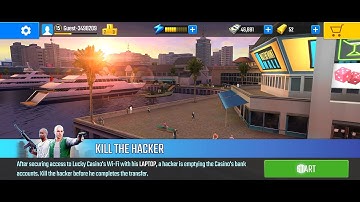 Pure Sniper Gameplay Walkthrough (Android, iOS) - Level 7 Z5 Marina HACK ATTACK || KILL THE HACKER