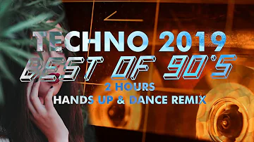Best of 90s Techno 2 HOURS Mix - Oldschool Hands Up & Dance Remix #1