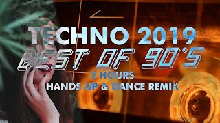 Best of 90s Techno 2 HOURS Mix - Oldschool Hands Up & Dance Remix #1