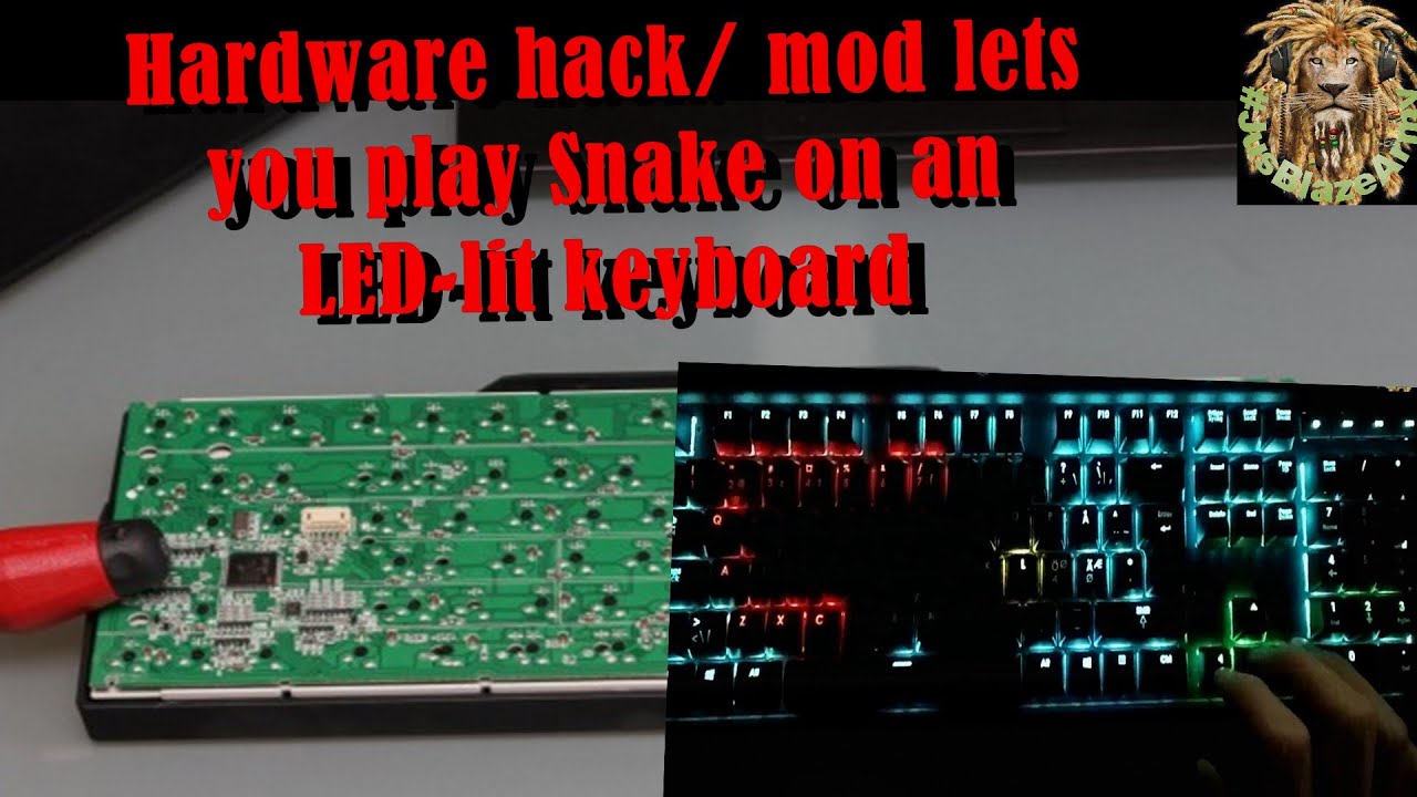 Play Snake on an LEDlit keyboard!! YouTube